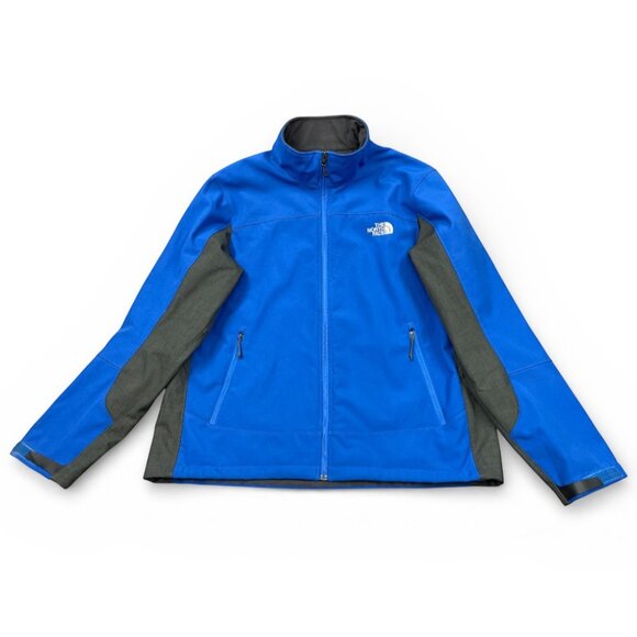 The North Face Blue Fleece Lined Soft Shell Jacket Men's XL - Picture 4 of 12